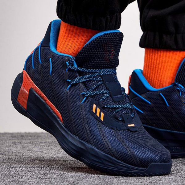 Giày Adidas Dame 7 Lights Out 'Dark Blue' FZ1103 - Ảnh 5