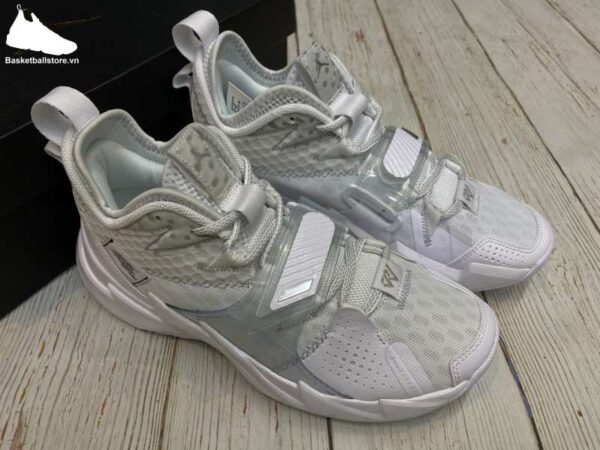 Giày Nike Jordan Why Not Zer0.3 GS 'Triple White' CD5804-103 - Ảnh 5