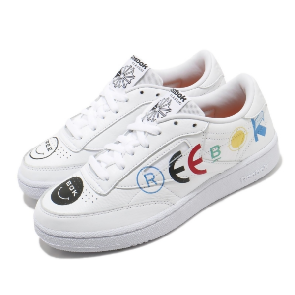 Giày Reebok BlackEyePatch x Club C 85 'White' FY3073 - Ảnh 6