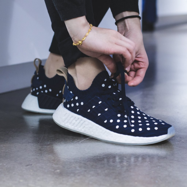 Giày Adidas Wmns NMD R2 PK 'Collegiate Navy' BA7560 - Ảnh 3