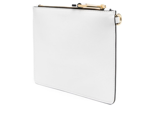 Ví Moschino Ladies White Logo Print 'White' A-8405-8001-1001 - Ảnh 3
