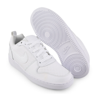 Alternative view of Giày Nike Court Borough Low 'Triple White' 838937-111