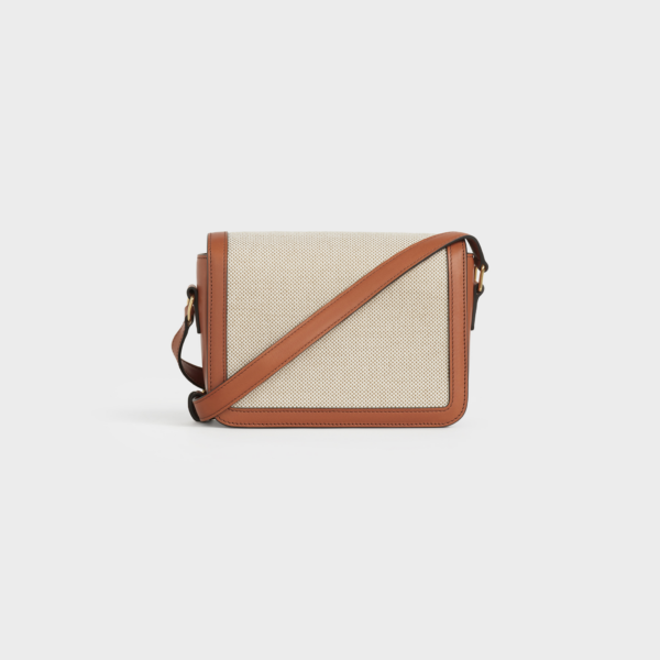 Túi Celine Teen Triomphe 'Tan White' 188882BGI-04LV - Ảnh 2