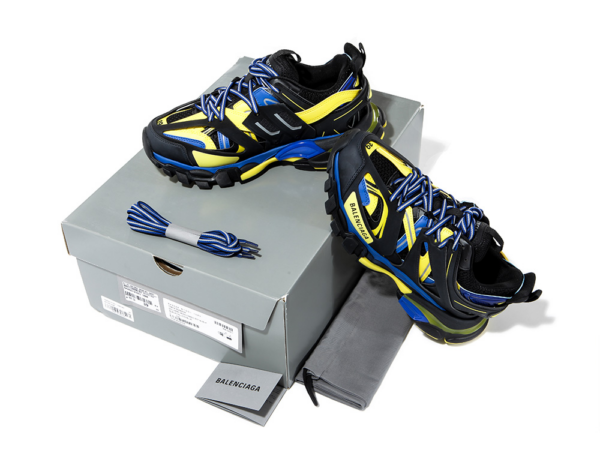 Giày Balenciaga Track Trainer Black Yellow Blue 542023-W1GC1-1080 - Ảnh 2