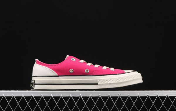 Giày Converse Chuck 70 Low 'Psychedelic Hoops Cerise Pink' 167827C - Ảnh 2