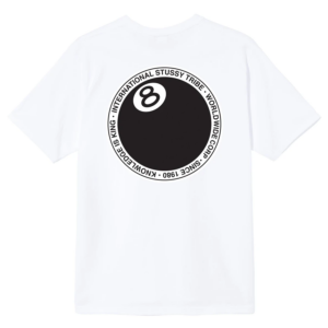 Alternative view of Áo Stussy 8 Ball Dot Tee White