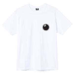 Áo Stussy 8 Ball Dot Tee White