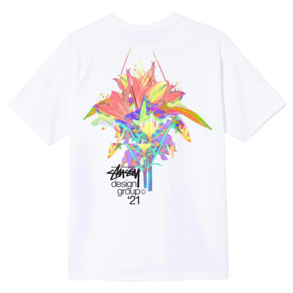 Áo Stussy Design Group 21 Tee White - Ảnh 2