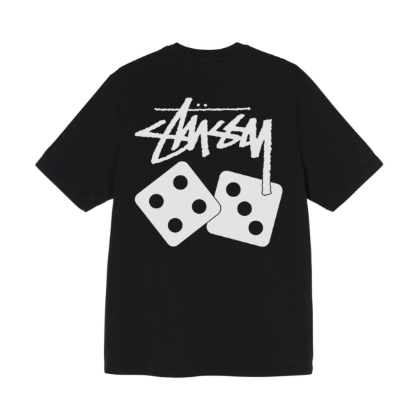 Áo Stussy Dice Pigment Dyed Tee Black - Ảnh 2