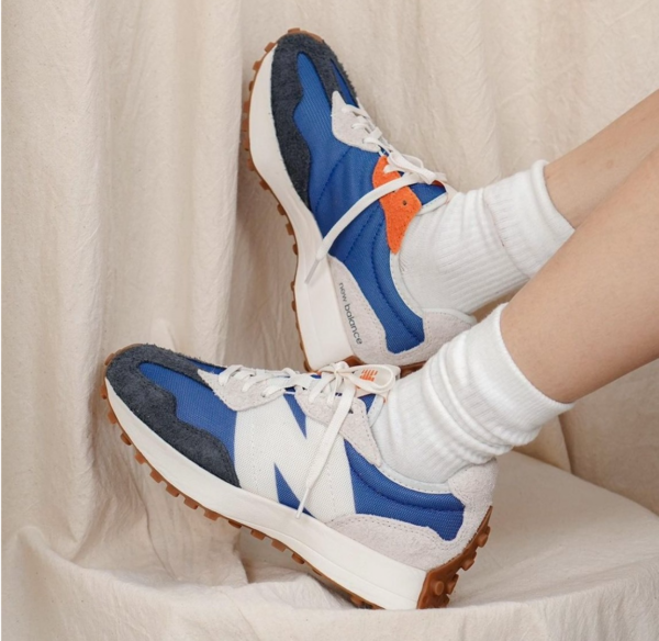 Giày New Balance Wmns 327 'Magnetic Blue' WS327COC - Ảnh 3