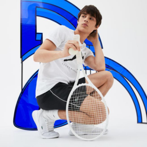 Ao Lacoste Novak Djokovic Tee White TH3882-AU8