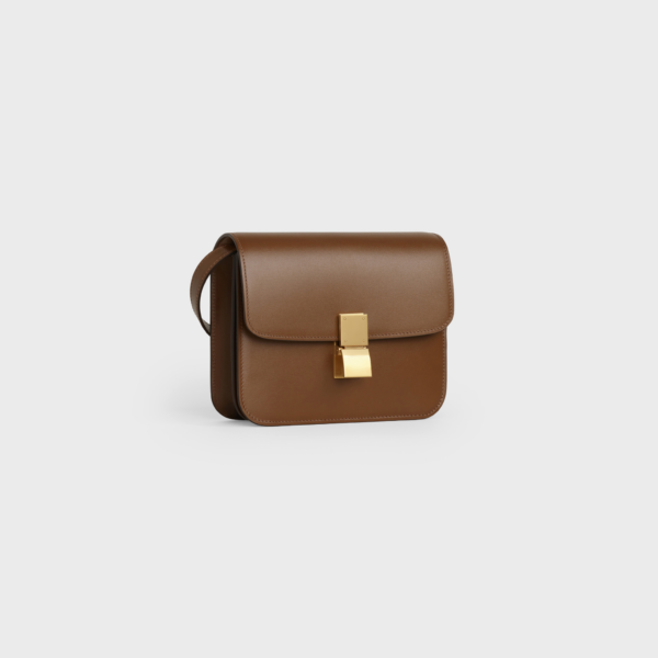 Túi Celine Teen Classic Bag In Box Calfskin Camel 192523DLS-04FG - Ảnh 3