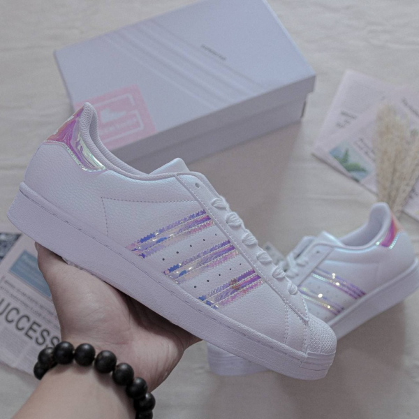Giày Adidas Superstar 'White Iridescent' FY1264 - Ảnh 3