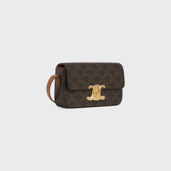 Túi Celine Triomphe Shoulder Bag Tan 194142CUZ-04LU - Ảnh 2