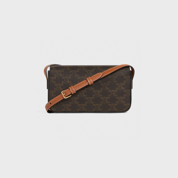 Túi Celine Triomphe Shoulder Bag Tan 194142CUZ-04LU - Ảnh 3