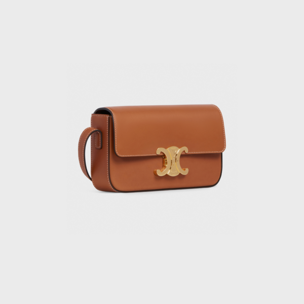 Túi Celine Triomphe Shoulder Bag In Natraul Calfskin 194143BFN-04LU - Ảnh 2