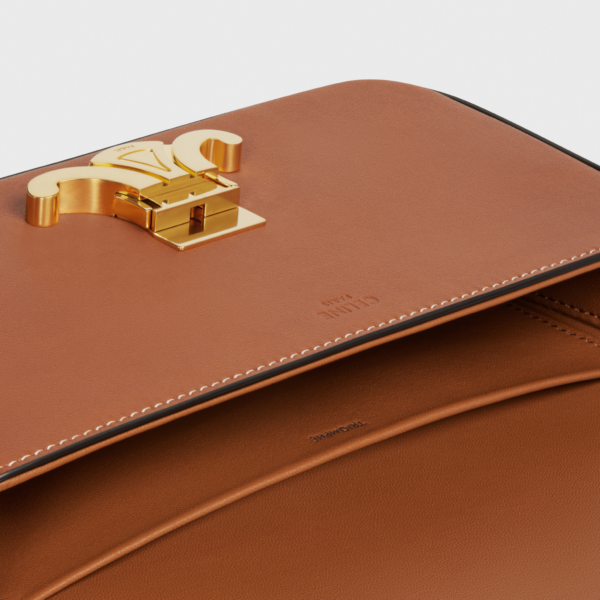 Túi Celine Triomphe Shoulder Bag In Natraul Calfskin 194143BFN-04LU - Ảnh 5