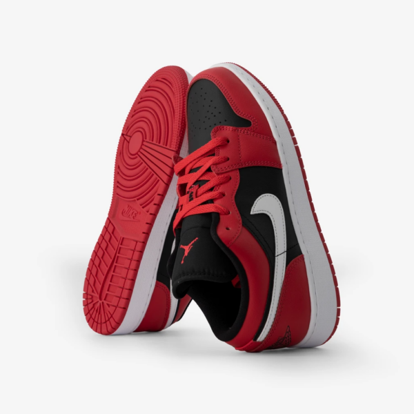 Giày Nike Air Jordan 1 Low GS 'Black Very Berry' 553560-061 - Ảnh 5
