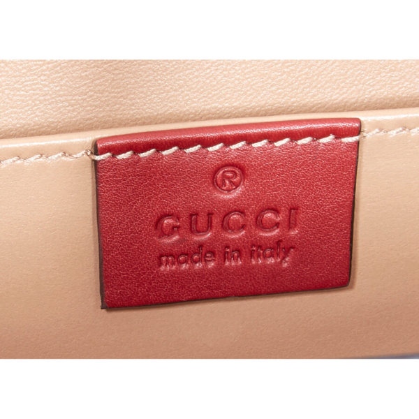 Túi Gucci Sylvie 1969 Crocodile-Embossed 'Red' 589479-EV40G-6438 - Ảnh 3
