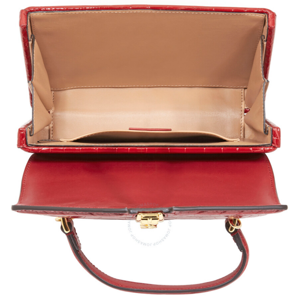 Túi Gucci Sylvie 1969 Crocodile-Embossed 'Red' 589479-EV40G-6438 - Ảnh 2