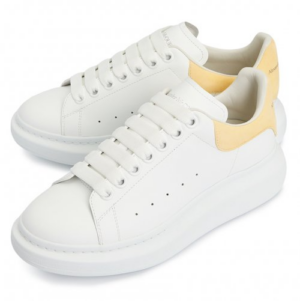 Alternative view of Giày Alexander McQueen Oversized Sneaker 'White Lemon' 553680-WHGP7-9343