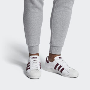 Alternative view of Giày Adidas Superstar 80s 'Maroon' CM8439