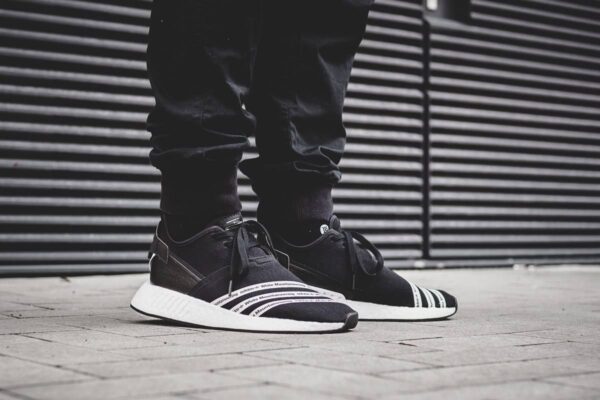 Giày Adidas NMD R2 White Mountaineering Black BB2978 - Ảnh 4