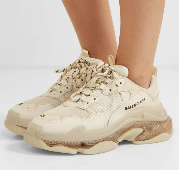 Giày Balenciaga Triple S Clear Sole 'Beige' 544351W2GA19710 - Ảnh 4