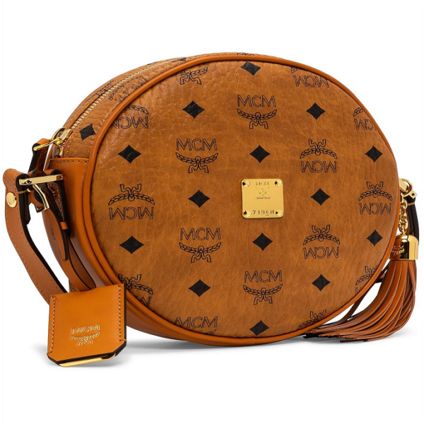 Túi MCM Heritage Tambourine in Visetos MWR6AVI36CO001 - Ảnh 2