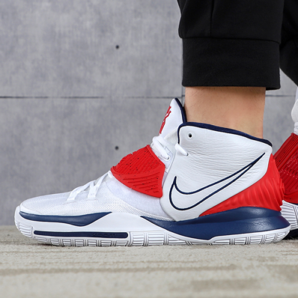 Giày Nike Kyrie 6 EP 'USA White' BQ4631-102 - Ảnh 4