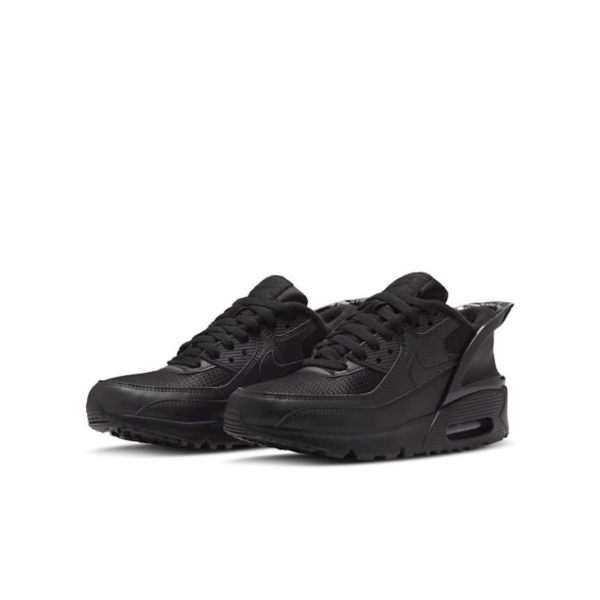 Giày Nike Air Max 90 FlyEase GS 'Triple Black' CV0526-002 - Ảnh 4