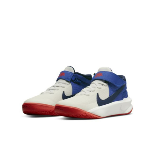 Giay Nike Team Hustle D 10 FlyEase Older Kids' 'White Blue' DD7303-103