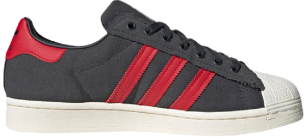 Giày Adidas Superstar 'Black And Red' HR0462