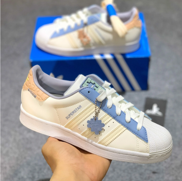 Giày Adidas Superstar 'Off White Ecru Tint' GZ3413 - Ảnh 5