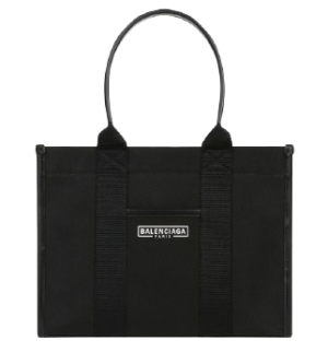 Túi Balenciaga Hardware With Strap In Canvas 'Black' 2HHAM-1090