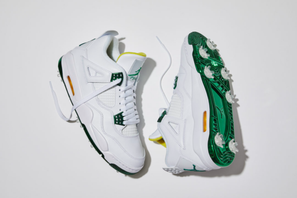 Giày Golf Nike Air Jordan 4 Golf 'Masters Tournament' CZ2439-100 - Ảnh 7