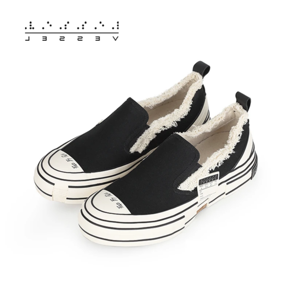 Giày XVESSEL G.O.P. Black Slip On S21X16B - Ảnh 2