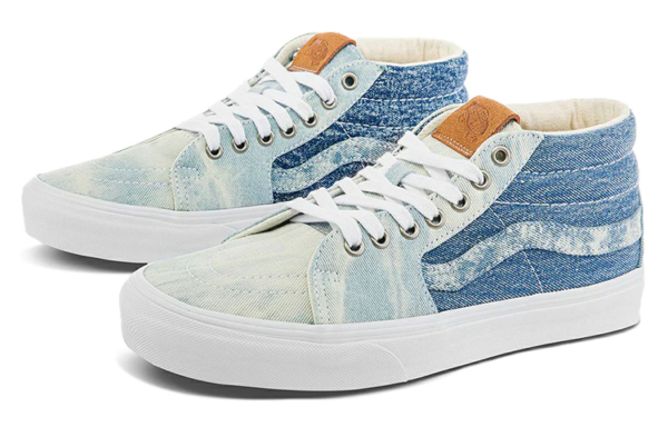 Giày Vans SK8 Mid 'Blue Denim' VN0A3WM3448 - Ảnh 2