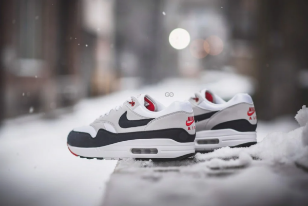 Giày Nike Air Max 1 Anniversary 'Obsidian' 908375-104 - Ảnh 5