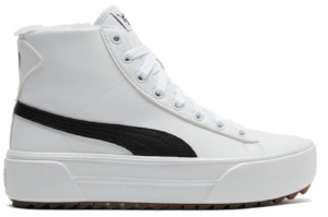 Giay Puma Kaia Mid Fur Black White 385341-02