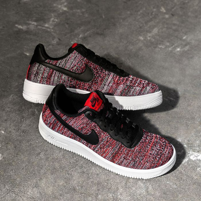 Giày Nike Air Force 1 Flyknit 2.0 'University Red Black' CI0051-600 - Ảnh 3