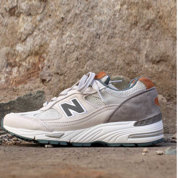 Giày New Balance Wmns 991 Made In England 'Light Grey' W991NBG - Ảnh 3