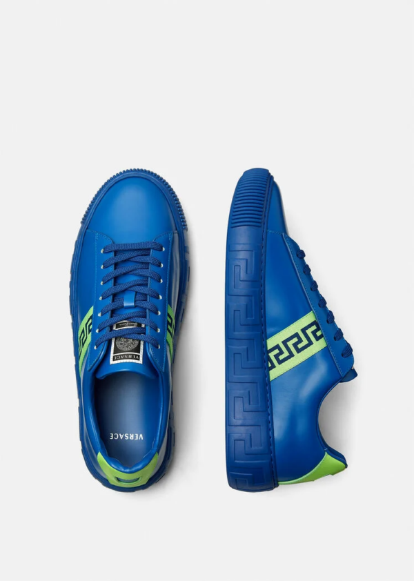 Giày Versace Greca Trainers 'Blue Green' DSU8404-1A00775-2UA10 - Ảnh 4