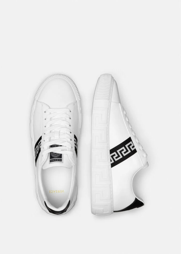 Giày Versace Greca Trainer 'Black White' DSU8404-1A00775-2W020 - Ảnh 4