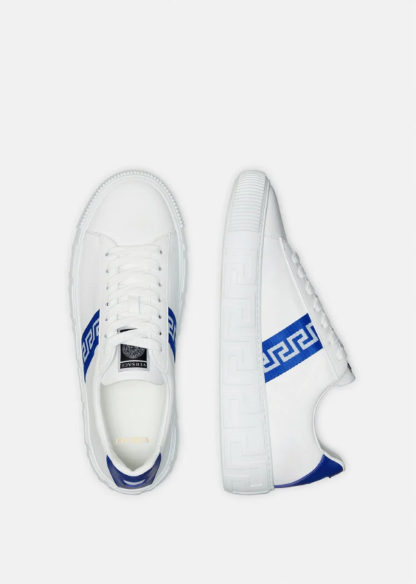 Giày Versace Greca Trainers 'Blue White' DSU8404-1A00775-2W340 - Ảnh 4