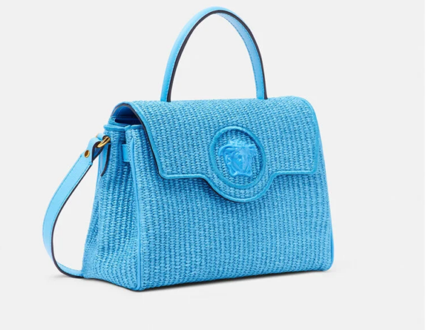 Túi Versace La Medusa Handbag DV Blue DBFI039-1A02489-1U38V - Ảnh 3