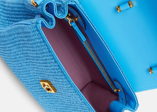 Túi Versace La Medusa Handbag DV Blue DBFI039-1A02489-1U38V - Ảnh 5