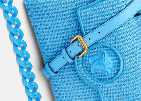 Túi Versace La Medusa Handbag DV Blue DBFI039-1A02489-1U38V - Ảnh 6