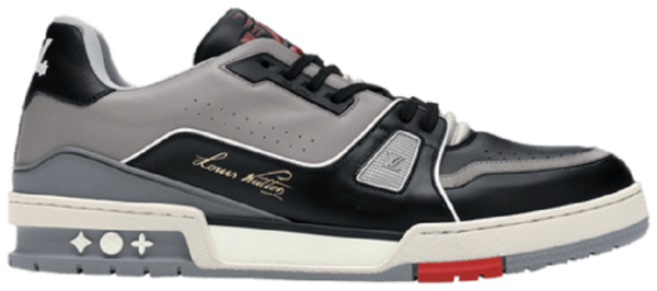 Giày Louis Vuitton Trainer Low 'Black Grey' 1A54H5
