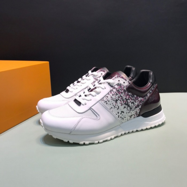 Giày Louis Vuitton Run Away Sneaker White Purple 1A5YHR - Ảnh 3